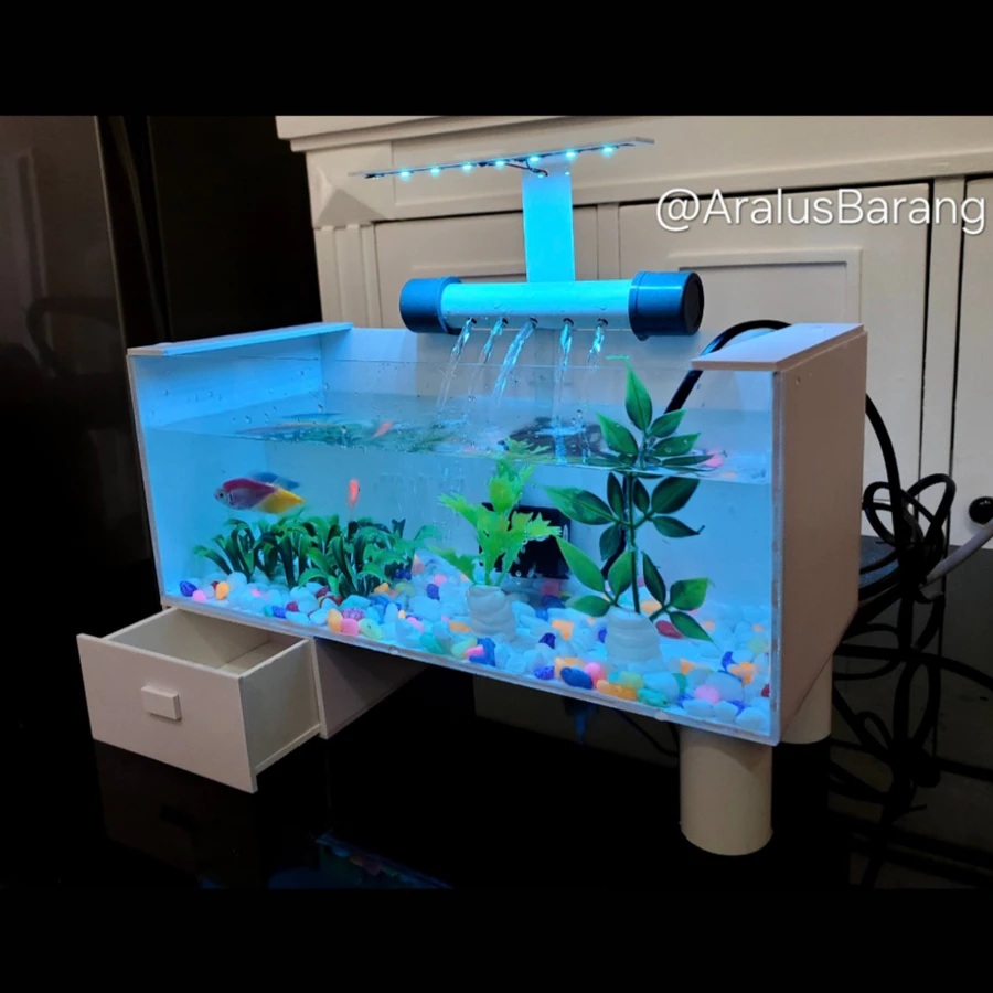 Aquarium Air Terjun Akrilik