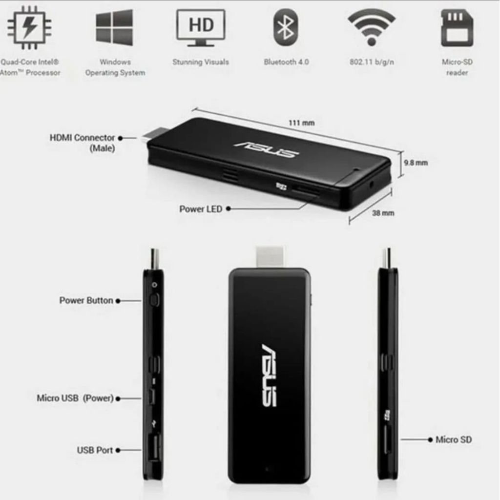 Jual Asus pc on stick, mini pc | Shopee Indonesia