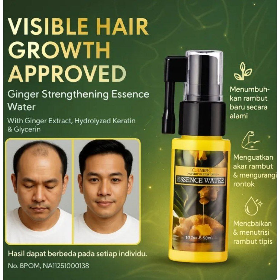 Jual capillus ginger essence / visible hair growth approved serum ...