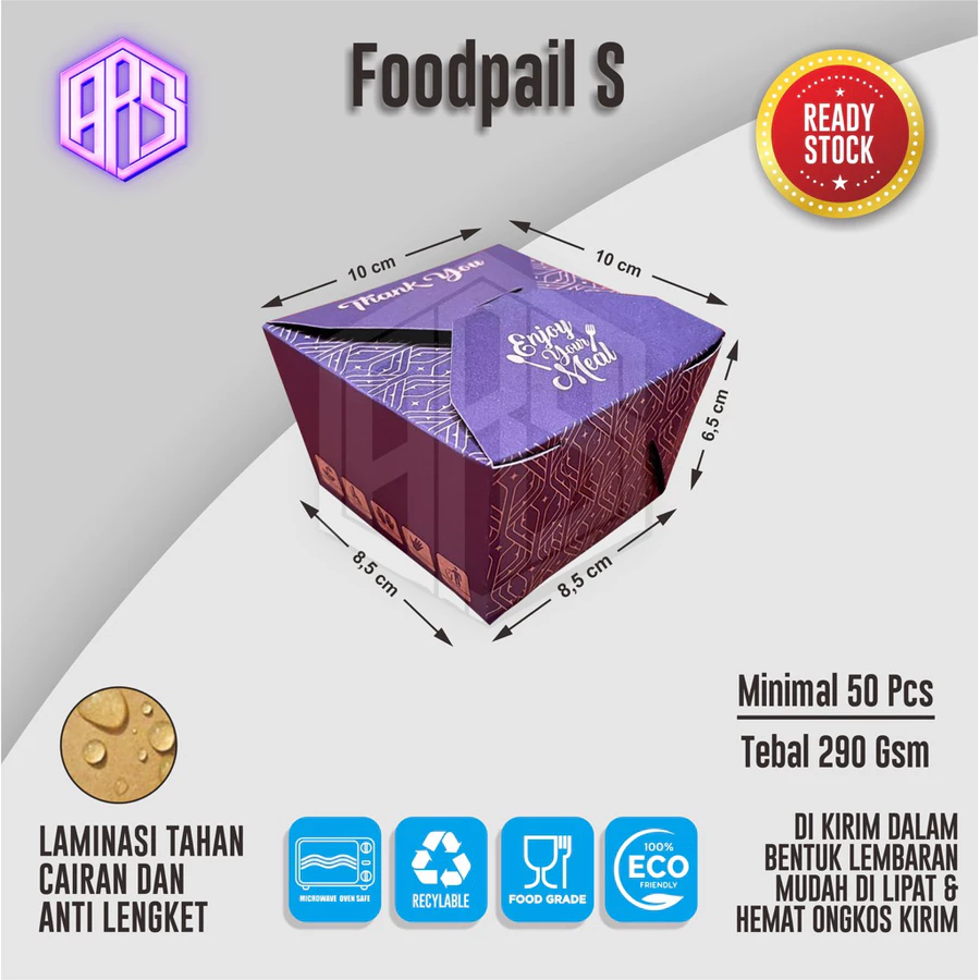Food Pail Rice Box Size S