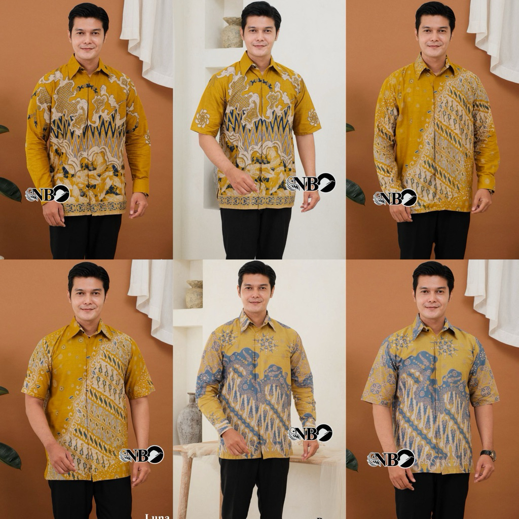 Jual KEMEJA BATIK SPESIAL WARNA KUNING/YELLOW SERIES New Arrival Distro ...