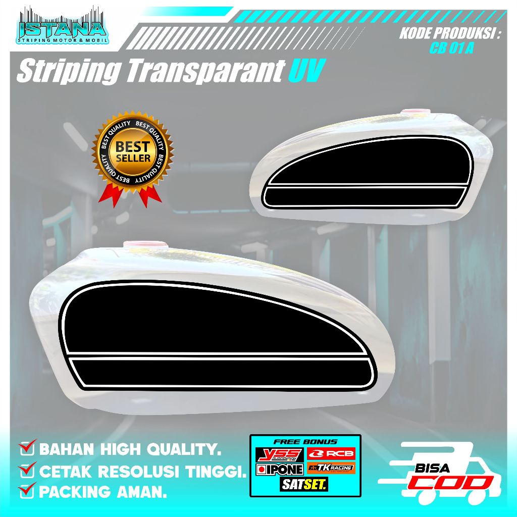 Jual STICKER STRIPING CB TERBARU VIRAL-STICKER STRIPING TANGKI CB SATU ...