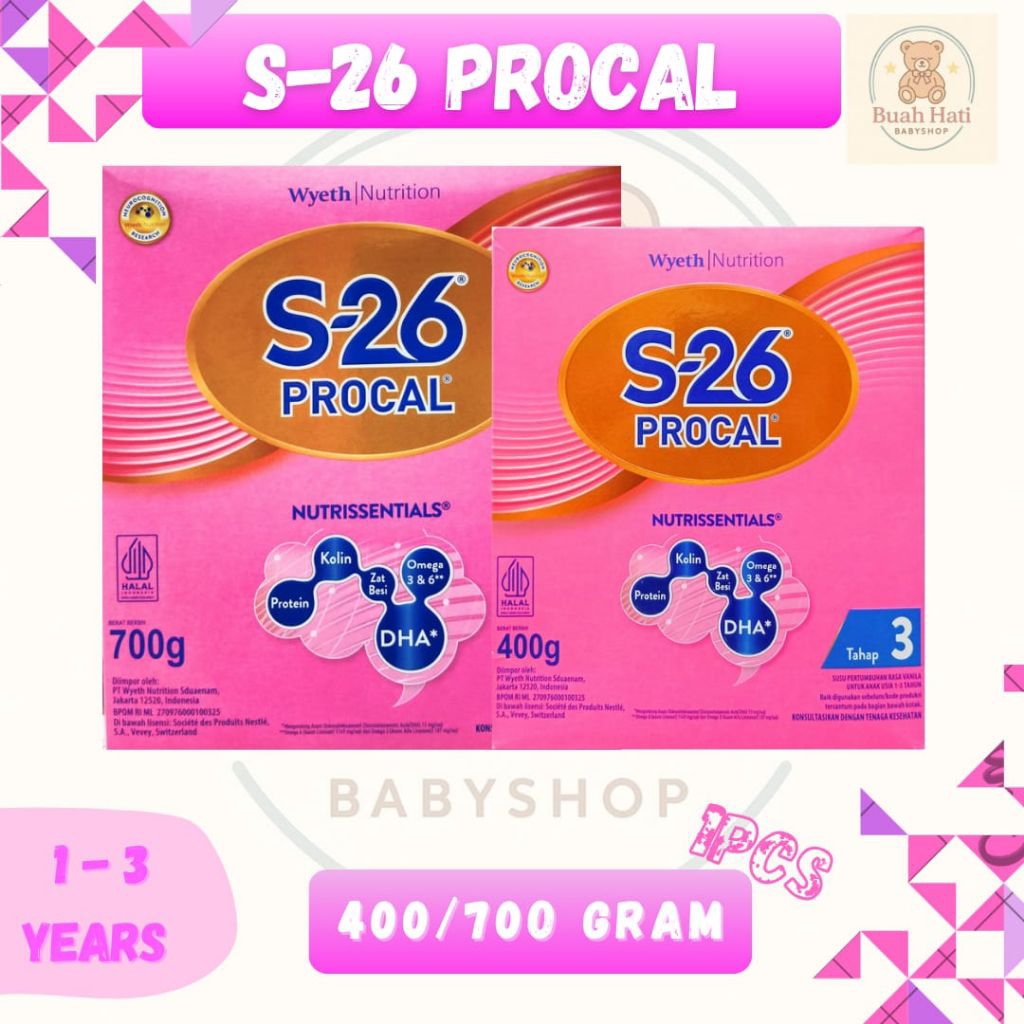 Jual S-26 Procal Tahap 3 (Vanila) 400gr / 700gr | Shopee Indonesia
