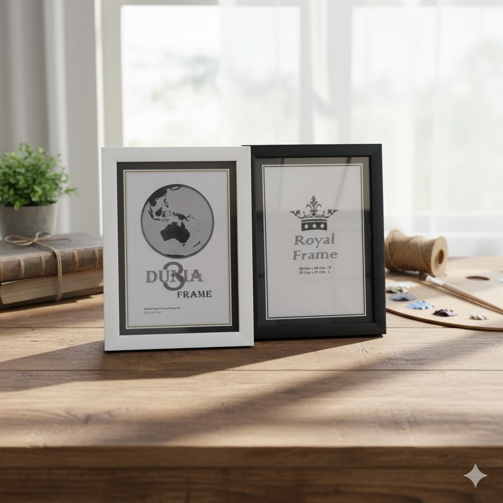 Jual Frame Figura/Bingkai 10RP 25x35 Tipe Minimalist | Shopee Indonesia