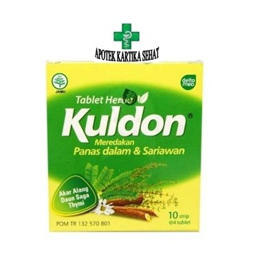 Jual Kuldon Tablet Isi 4 Untuk Meredakan Panas Dalam | Shopee Indonesia