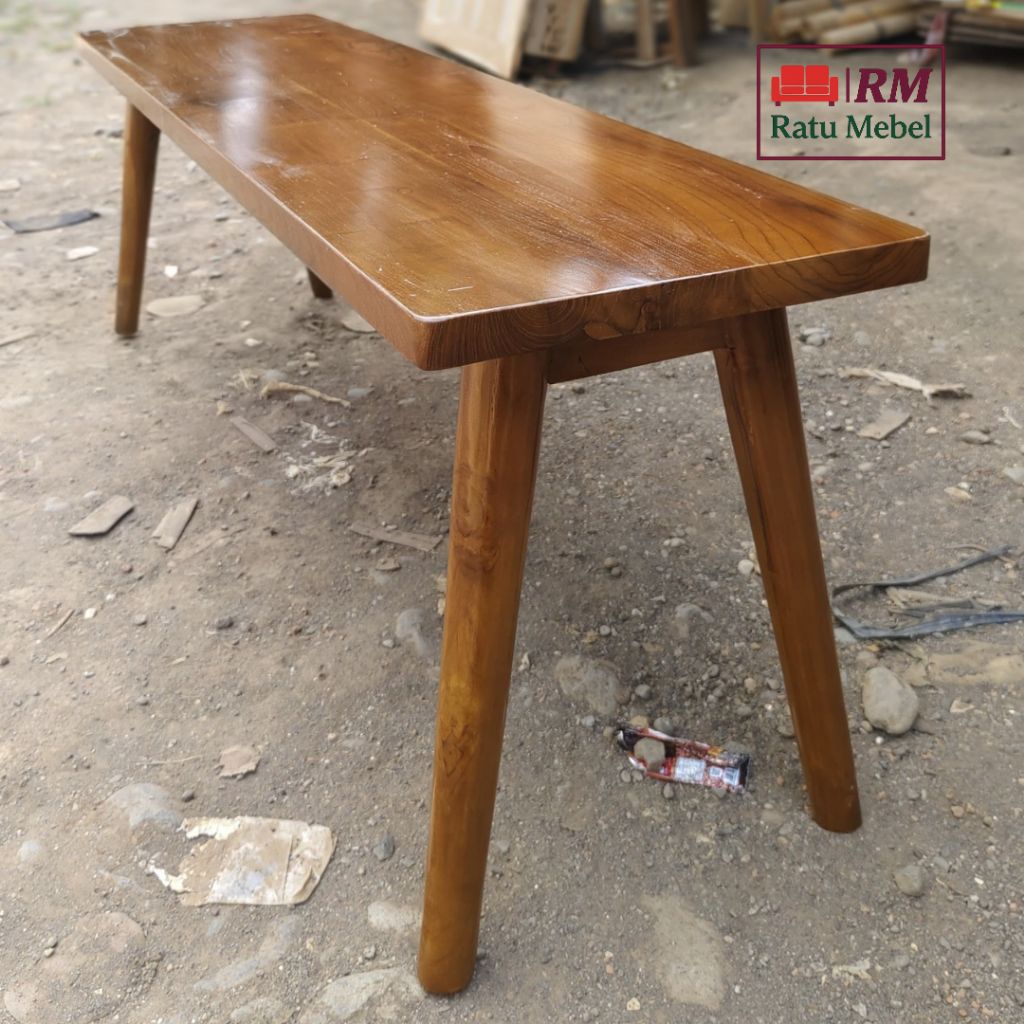 Jual Bench Kayu Jati Finishing Halus – Bangku Panjang Desain Klasik ...