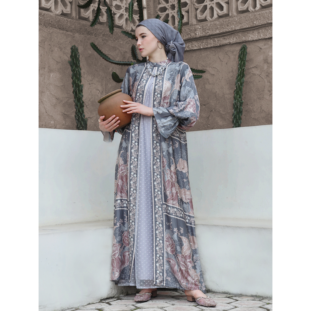 Jual KARIMAKE X SARAE - Dione Dress Color Misterius | Shopee Indonesia