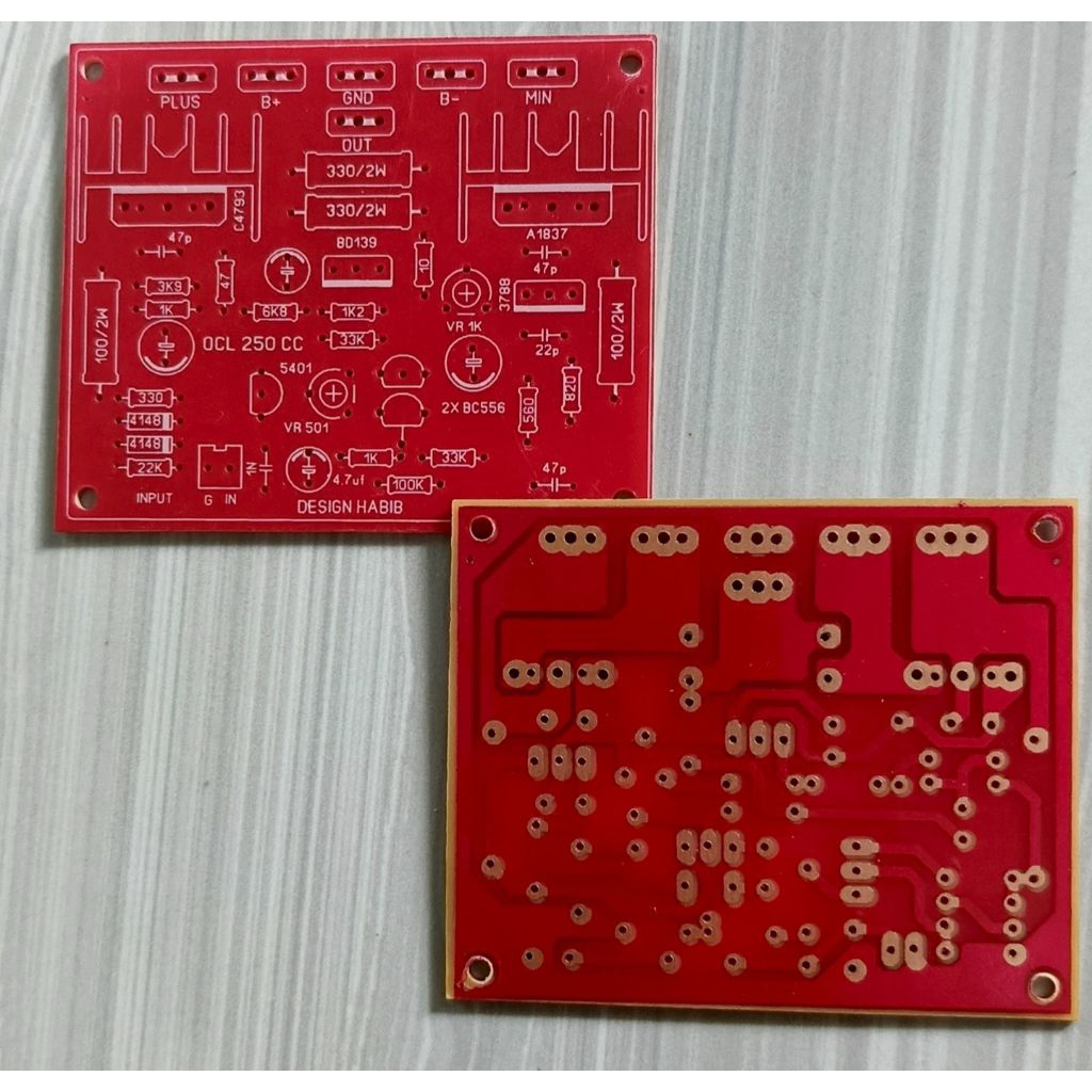 Jual PCB OCL 250 CC LAYOUT HABIB SCHEMATIC KARTINO S | Shopee Indonesia