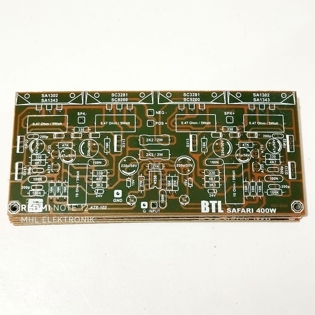 Jual PCB BTL SAFARI 400W Power Amplifier | Shopee Indonesia