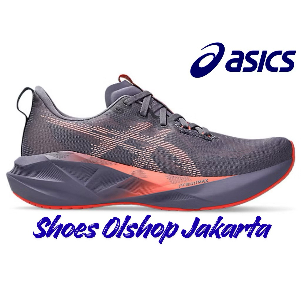 Jual Sepatu Running Novablast 5 Greyish Purple/ Coral Reef | Shopee ...
