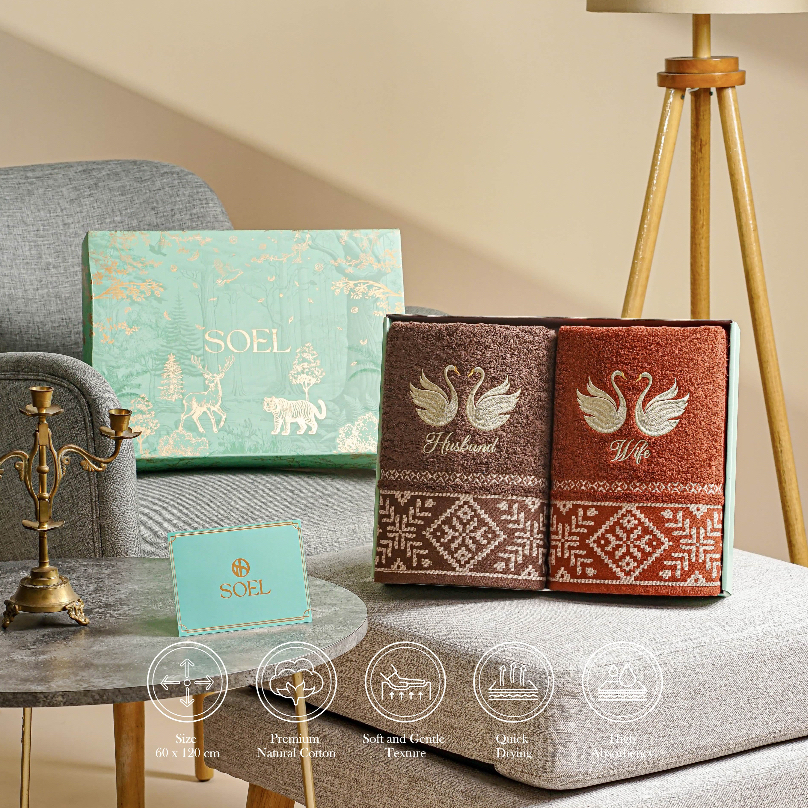 Soel - Handuk Couple Majesty (Premium Couple Towel)