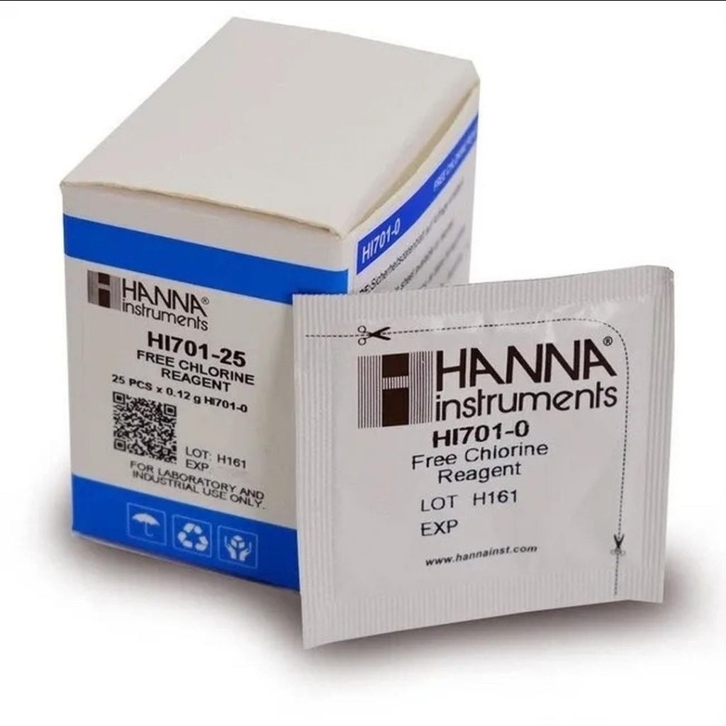Jual Hanna Hi701 25 Free Chlorine Checker Reagent Hanna Hi 701 25 