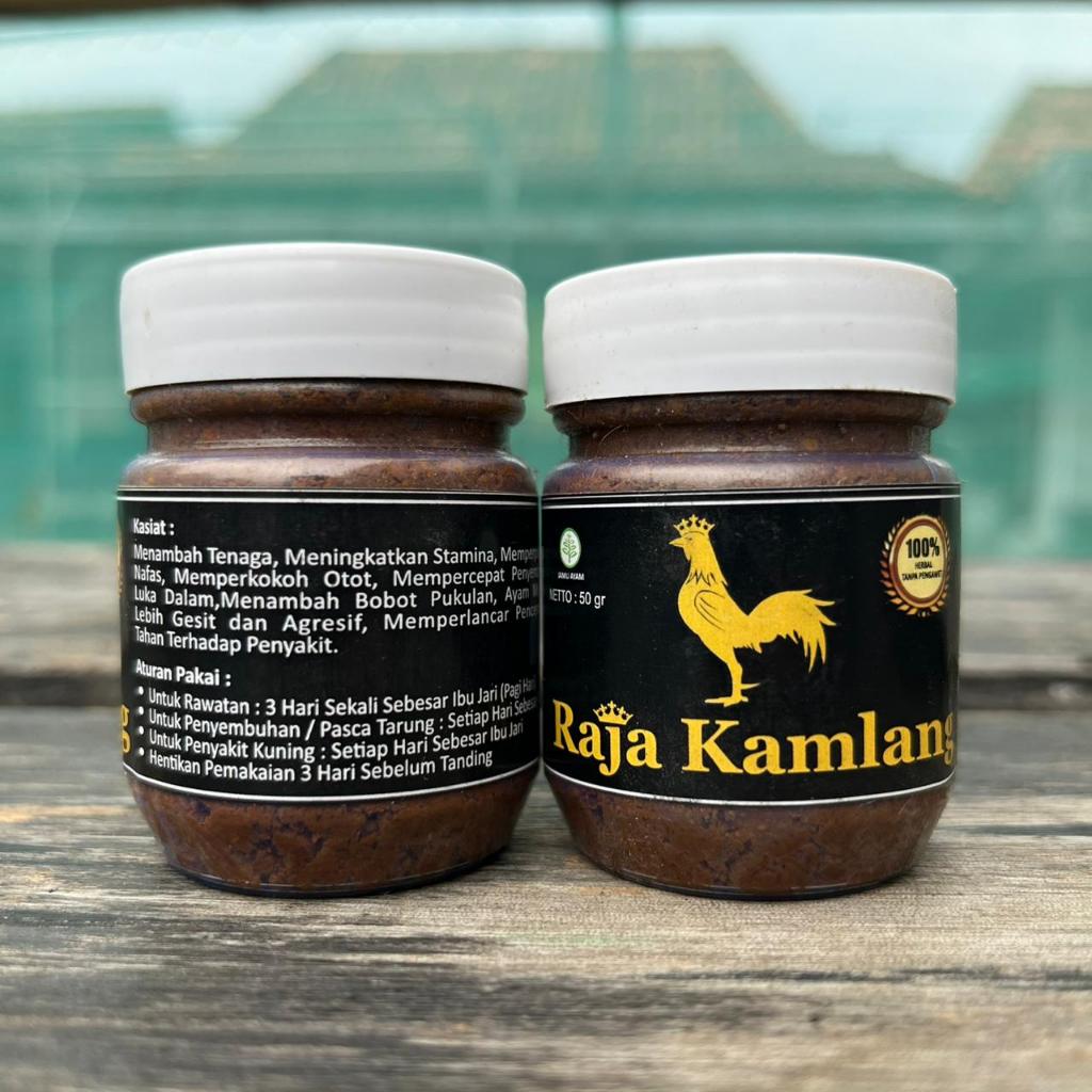Jual RAJA KAMLANG KAMLANG BASAH JAMU AYAM JAGO PUKUL MERAH ISI 50GR ...