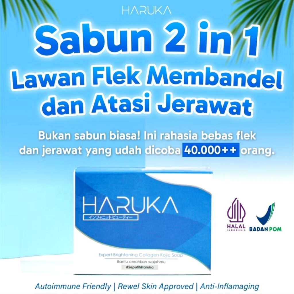 Sabun Haruka Collagen kojic soap | BPOM | 100% ORI