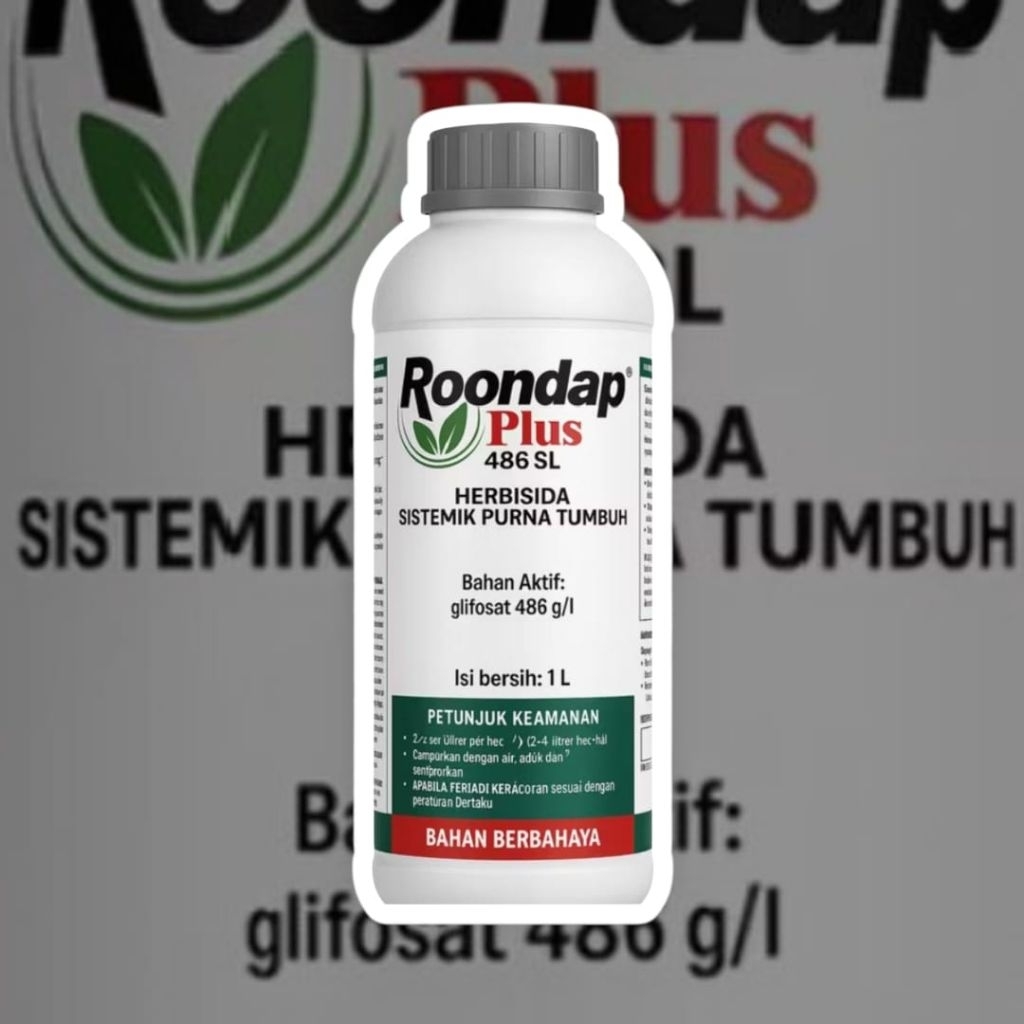 Jual Rondap plus 486 SL Herbisida Obat Pembasmi Rumput Liar 1 Liter ...
