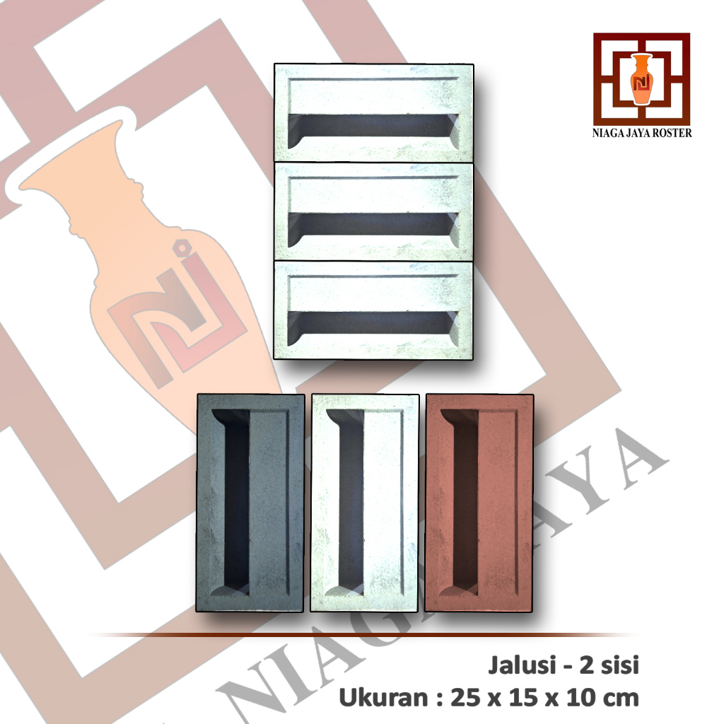 Jual NIAGA JAYA ROSTER, ROSTER BETON MINIMALIS JALUSI UKURAN 30X15CM ...