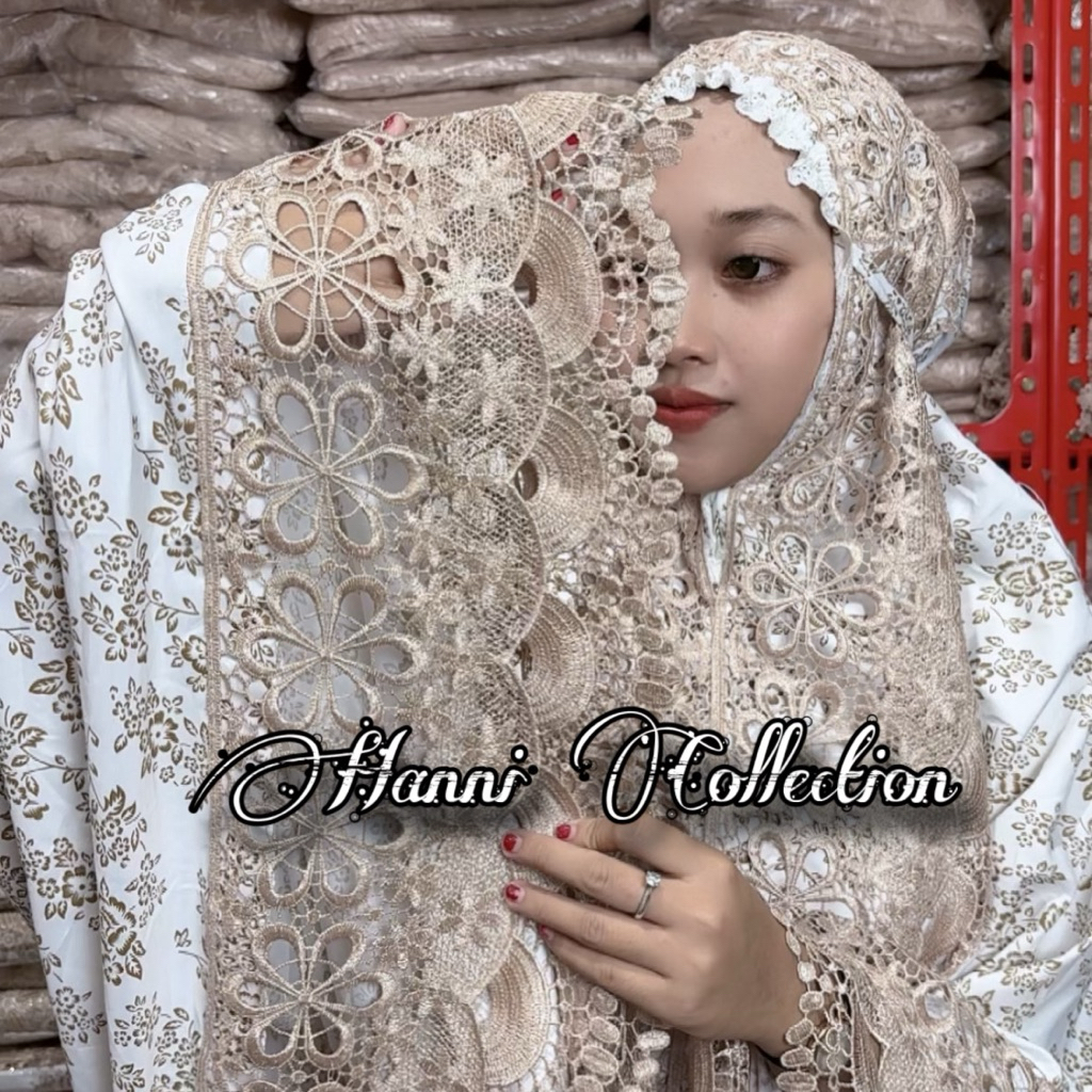 Mukena foil prada seroja mawar twotone Full KD (BISA COD)