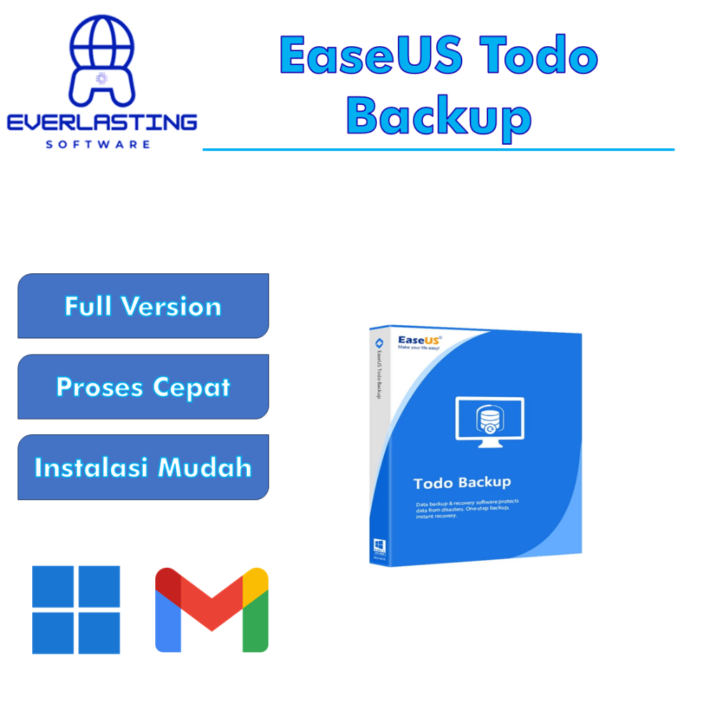 Jual EaseUS Todo Backup Full Version Software BackUp & Restore Data ...