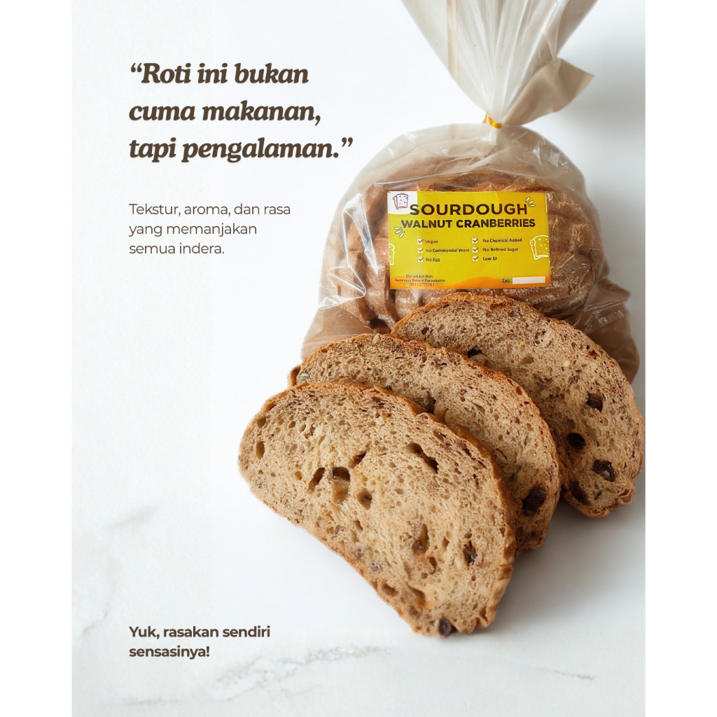 Jual Sourdough Multigrain / Sourdough Walnut Cranberry / Sourdough ...