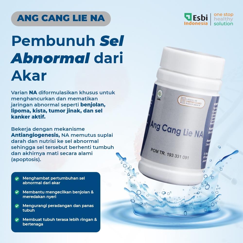 Ang Cang Lie NA Herbal Kanker Original Benjolan Tumor Kista Miom Kanker No 1 Herbal Kanker NA