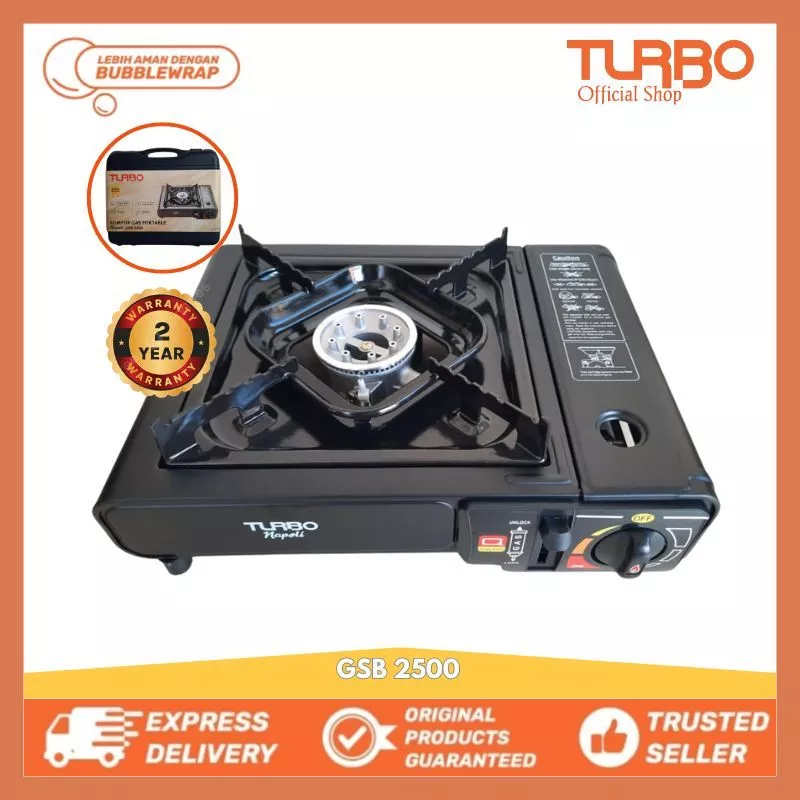 Jual Turbo Kompor Gas Portable - TURBO Mini Gas Stove Butane GSB2500 ...
