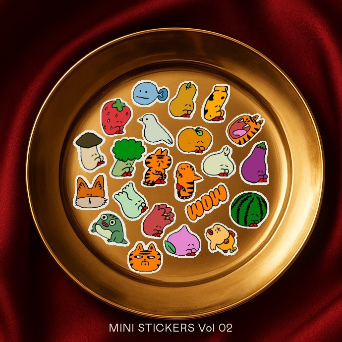 Jual Mini Stickers Collection Volume 2 | +/- 2.5 cm | Shopee Indonesia