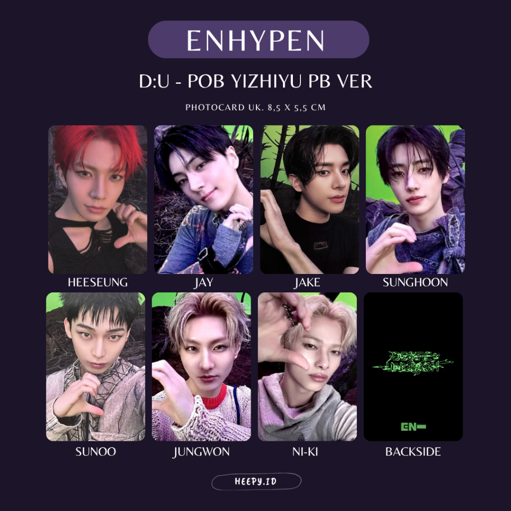 Jual [EN] UNOFFICIAL PHOTOCARD ENHYPEN DESIRE : UNLEASH | Shopee