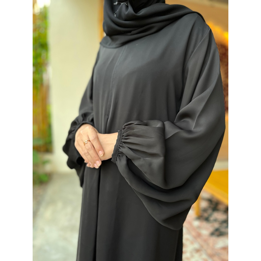 Jual zulfa polos-Abaya ori by Alamdad collection | Shopee Indonesia