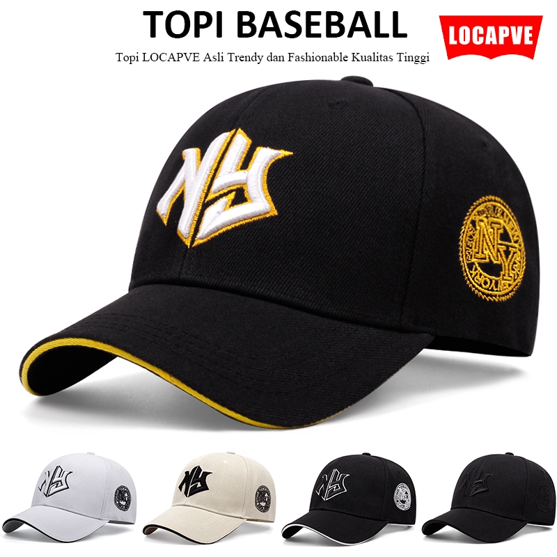 Jual LOCAPVE Topi Baseball NEW YORK NY Hat Cap Casual Distro Fashion ...