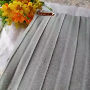 Rok Plisket Premium Super Panjang 100 Cm Bahan Hyget Premium