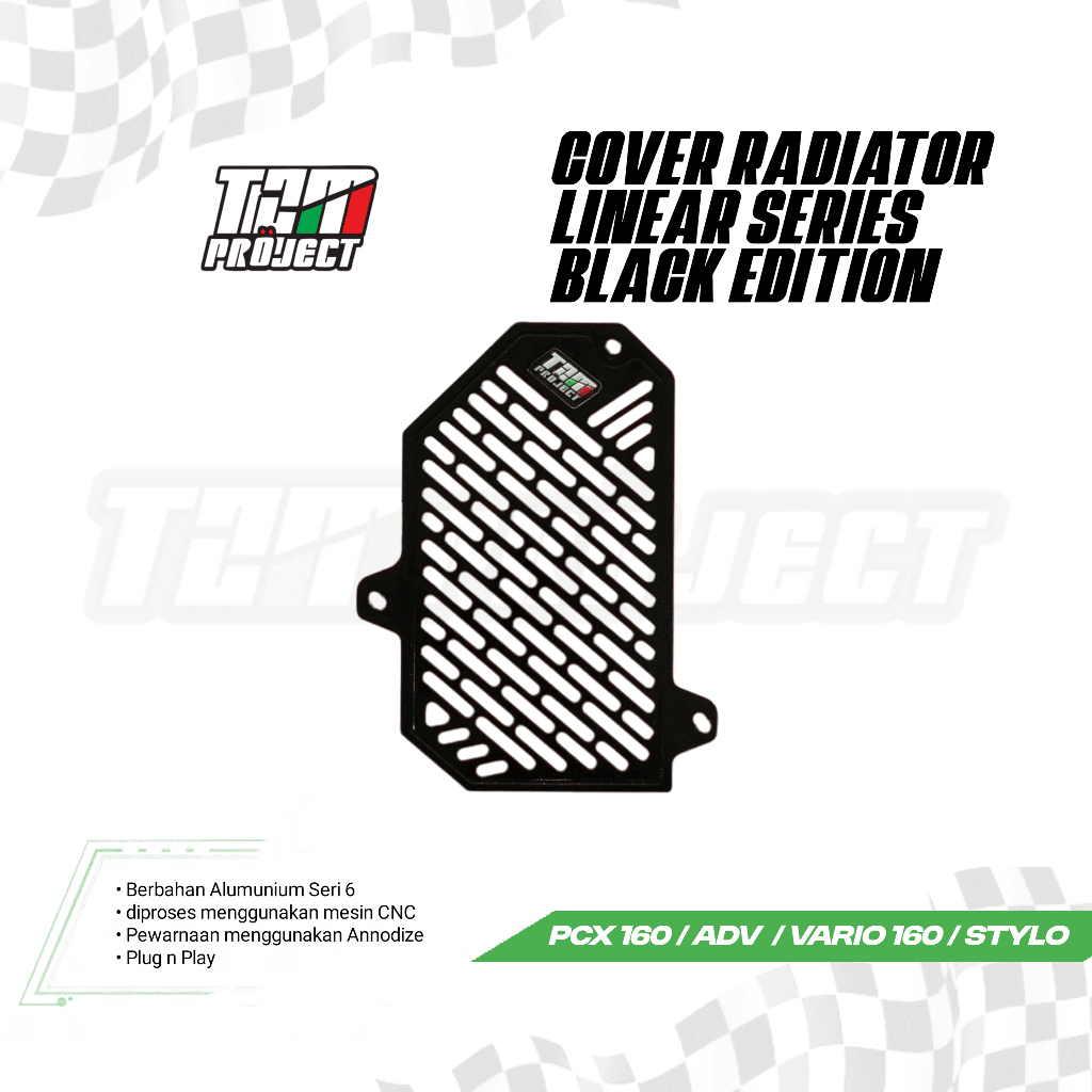 Jual TZM Project Cover Radiator Aluminium PCX 160/Vario 160/ADV 160 ...