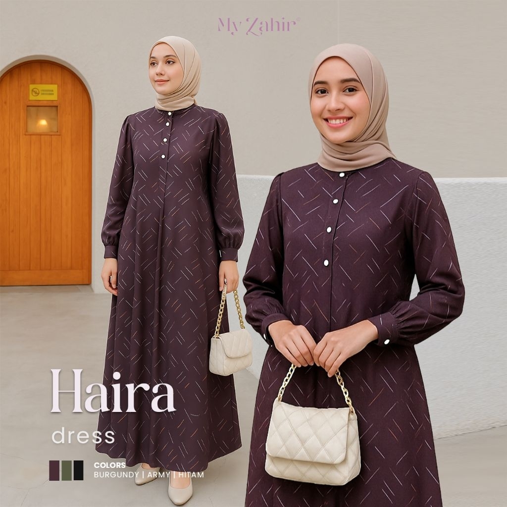 Gamis Kondangan Simple Elegan - Gamis Kondangan - My Zahir Official Shop - Haira Dress