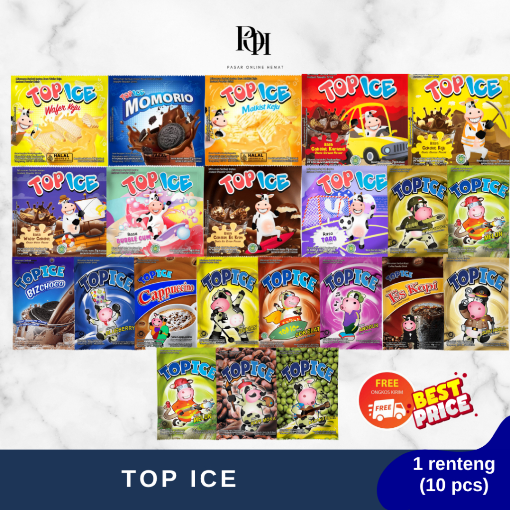 Jual TOP ICE Renceng isi 10pcs - 7gr | Shopee Indonesia