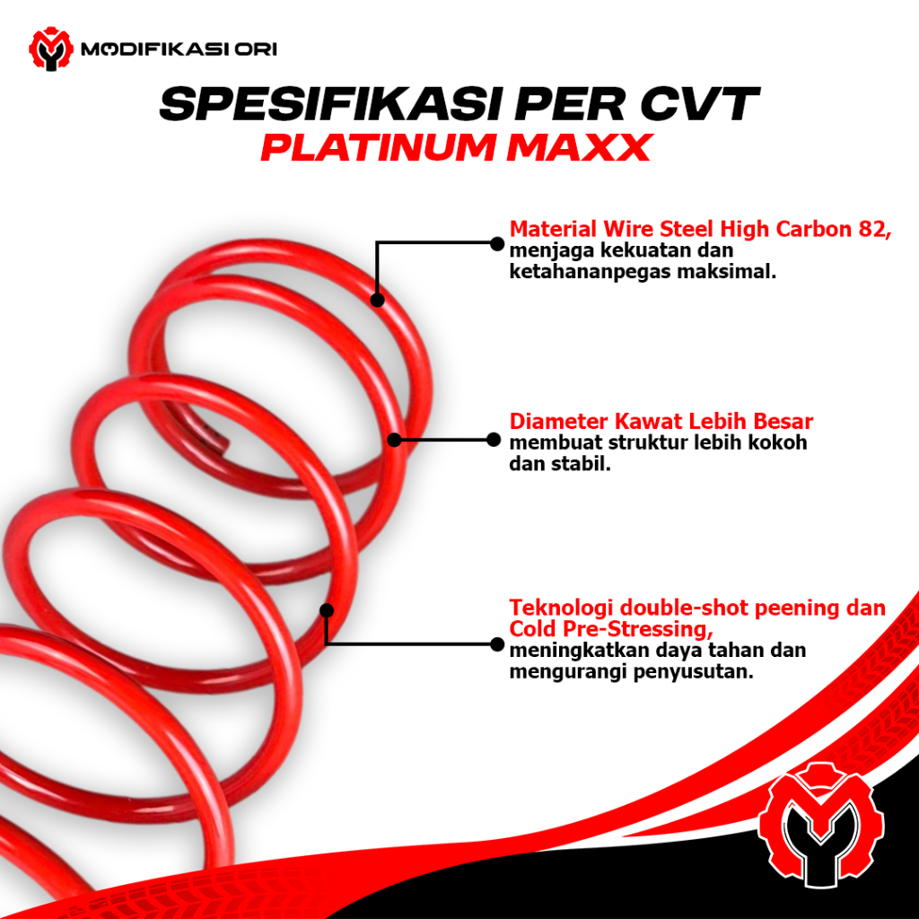Jual PER CVT PLATINUM MAXX 2000 RPM - 1000 1200 1500 1800 RPM - KIRIAN ...