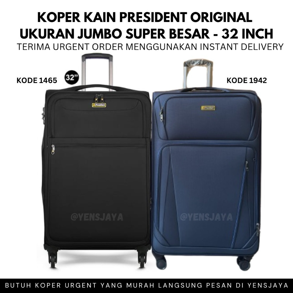 Jual KOPER PRESIDENT KAIN 32 INCH - KOPER SUPER JUMBO BESAR - KOPER ...