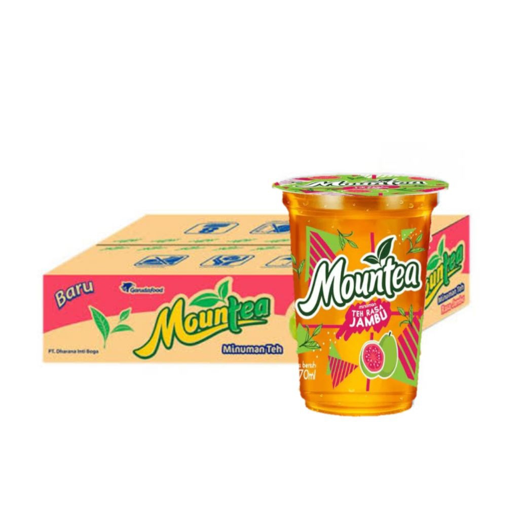 Jual MOUNTEA RASA JAMBU 160ML 1 DUS ISI 24 CUP | Shopee Indonesia