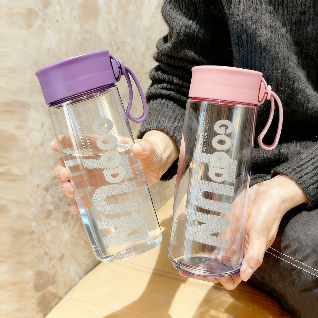 Jual Botol Minum Bening 500ml - Thumbler Warna Infuse Water Bottle ...