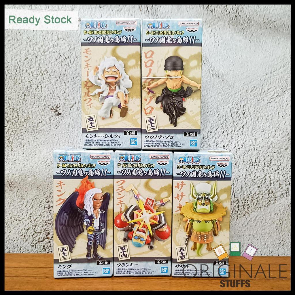 ONE PIECE WORLD Collection Figurine Wano Kuni Onigashima Vol. 3 Complet
