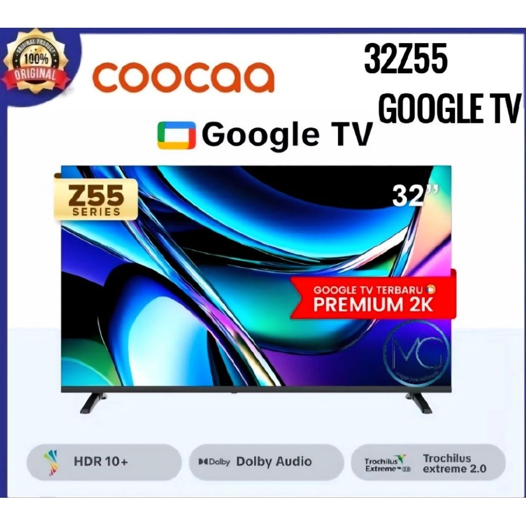 Jual LED TV COOCAA 32Z55 GOOGLE TV Digital Res 2K Yotube Netflix Wifi ...