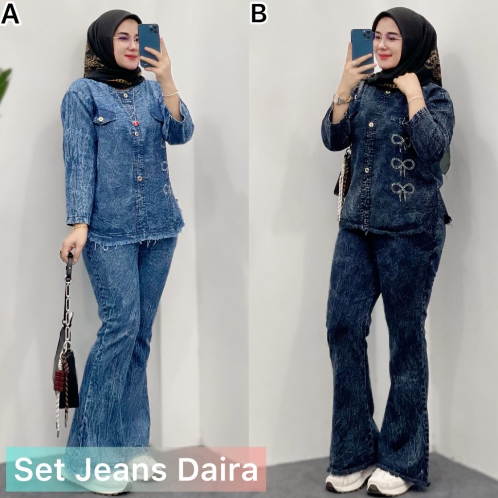 Jual SET JEANS DAIRA | Shopee Indonesia