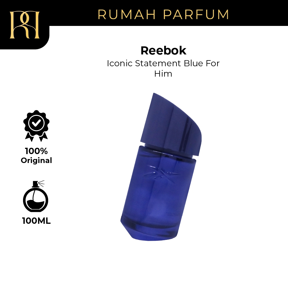 Jual Reebok Iconic Statement Blue For Him 100 ML Parfum Pria Men Tahan ...