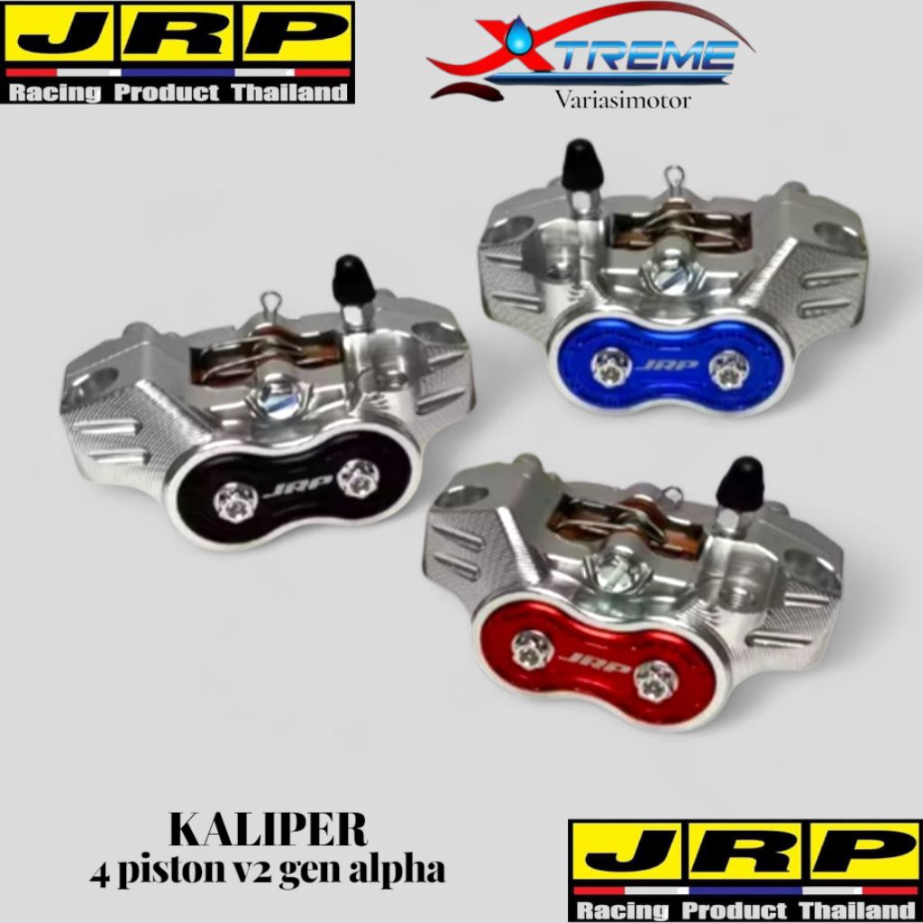 Jual Kaliper JRP formula 4 piston kanan & kiri v2 jrp racing monoblok ...