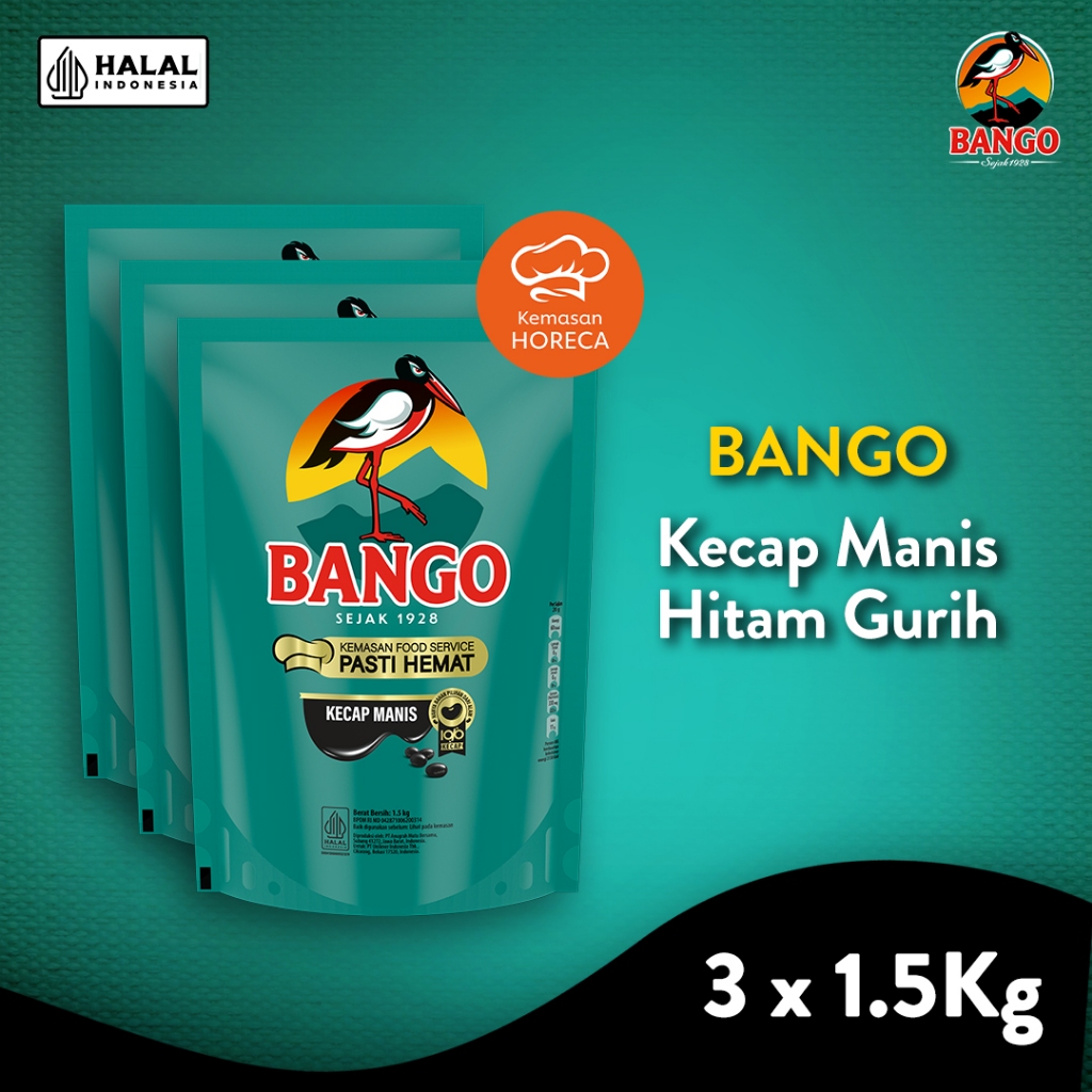 Jual Bango Kecap Manis Pouch 1.5Kg - 3 Pouch | Shopee Indonesia