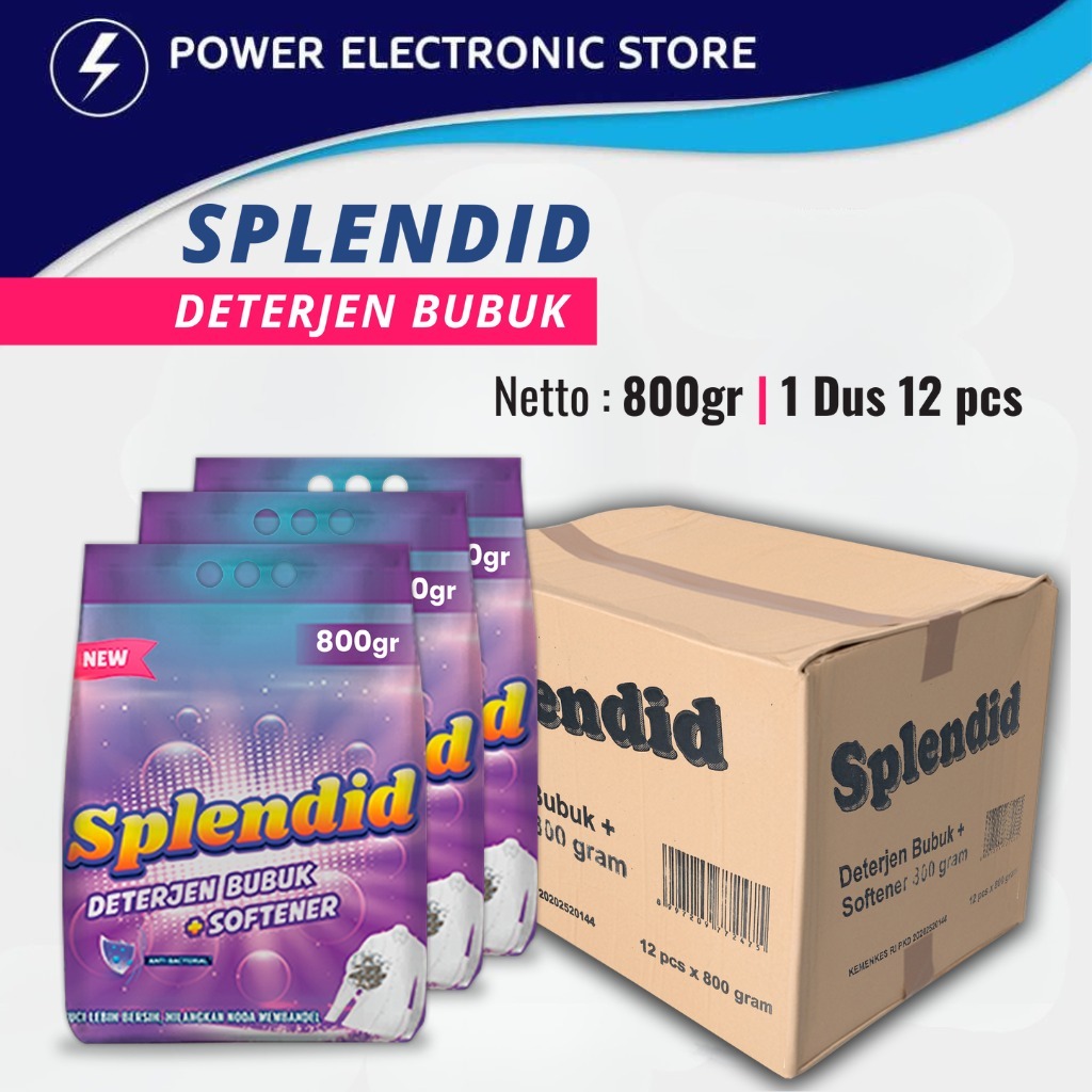 Jual SPLENDID DETERJEN BUBUK + SOFTENER BEST SELLER 4KG | Shopee Indonesia