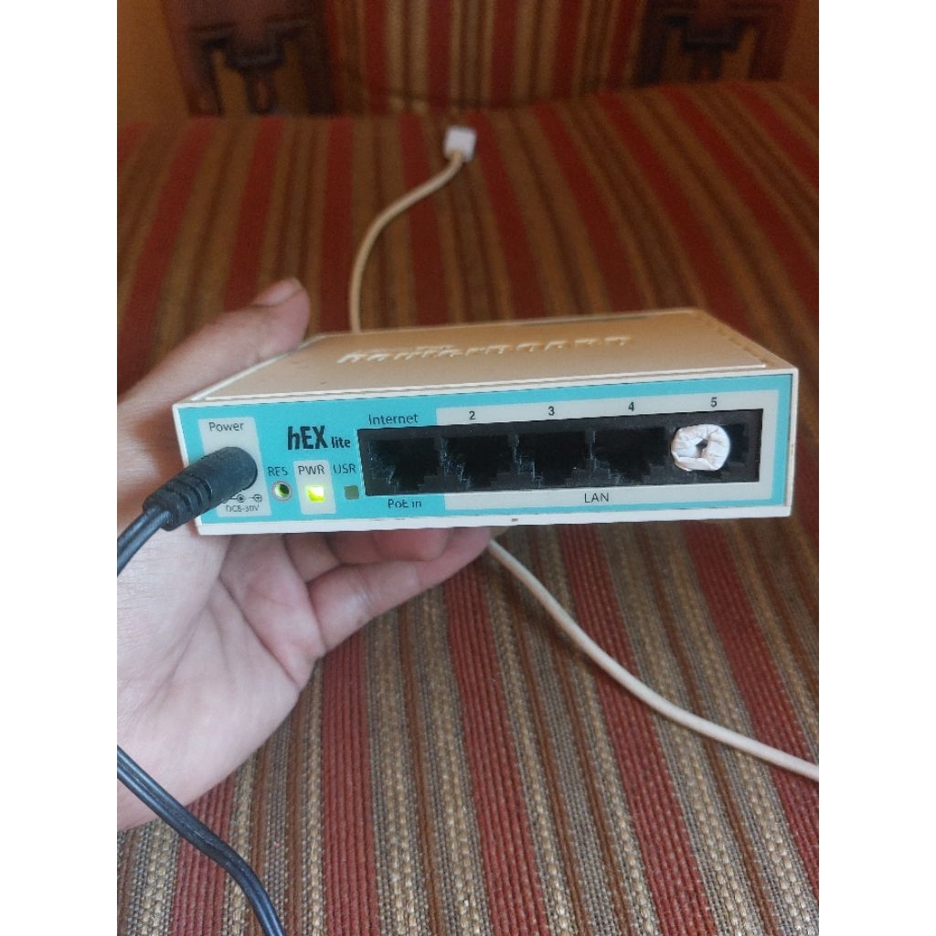 Jual Mikrotik Rb 750 R2 minus 1 port normal | Shopee Indonesia