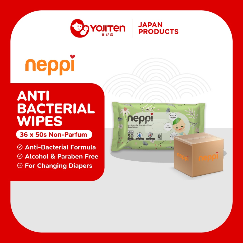 Jual (36 Pcs x 50 Lembar) Neppi Tisu / Tissue Basah Antibacterial ...