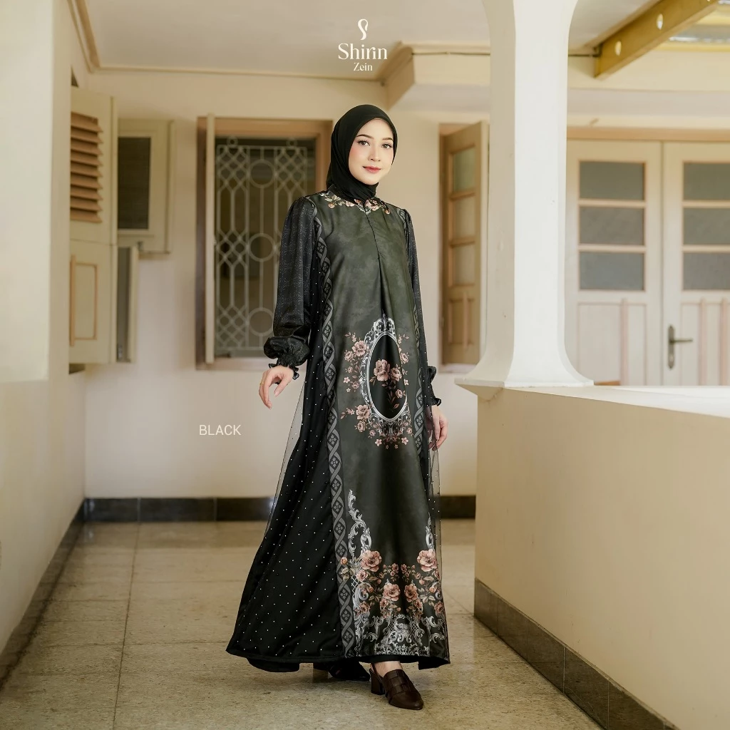 Detail Motif & Renda Gamis Liliana Series