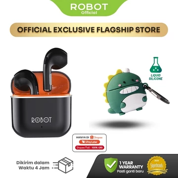 Robot TWS Wireless Earphone Airbuds New T50S BT 6.0 True Wireless Headset Bluetooth Earbuds