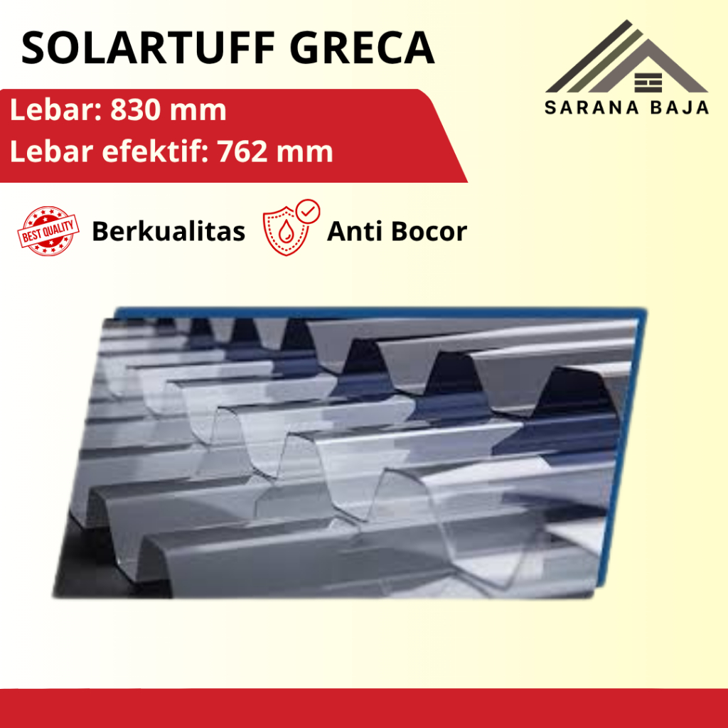 Jual Solartuff GRECA - ATAP POLYCARBONATE | Shopee Indonesia