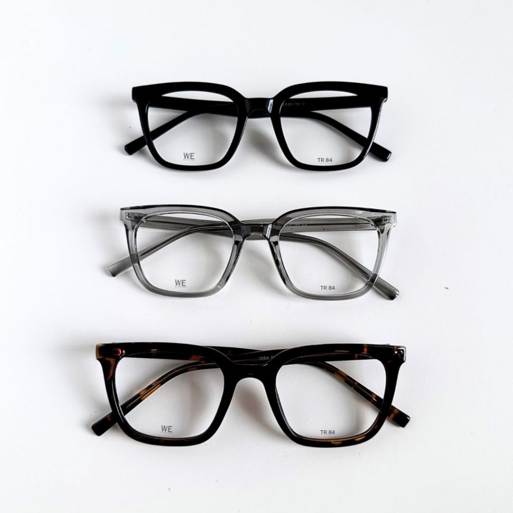 Jual WEGLASSES TR 84 FRAME KOTAK, KACAMATA UNISEX | Shopee Indonesia
